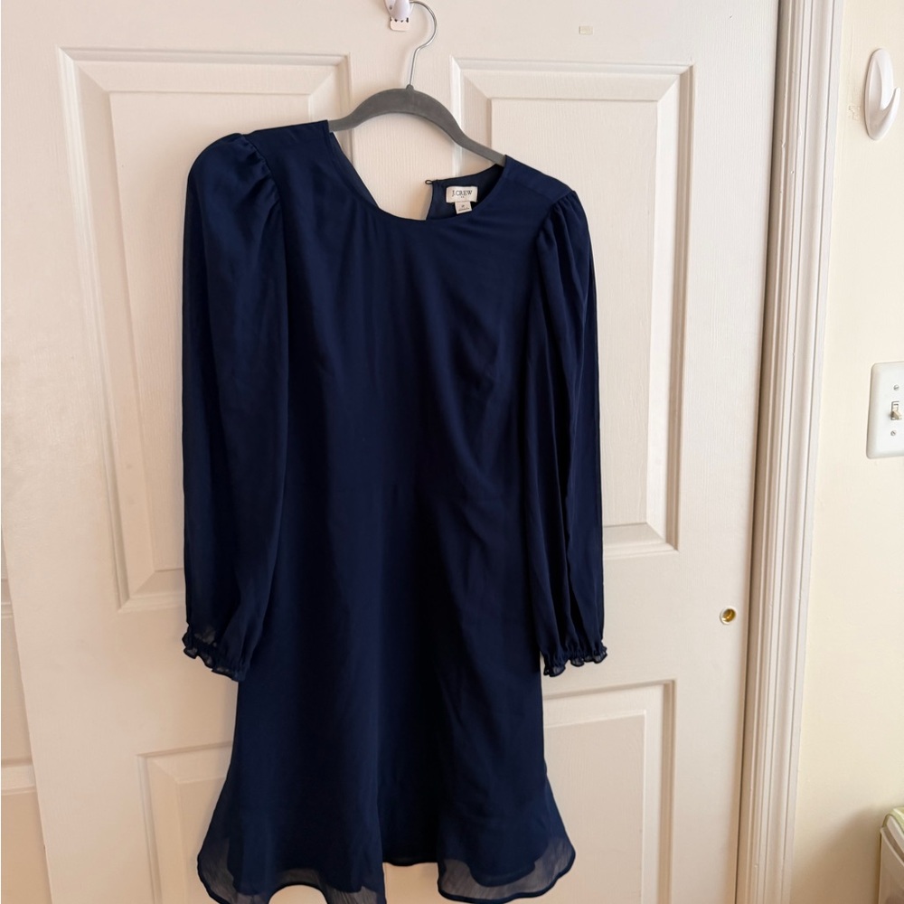 Elegant Navy Blue Dress